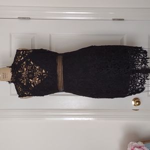 Bardot Mock Turtleneck Lace LBD Sz. 8